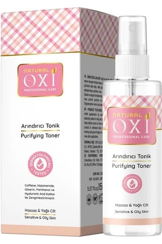Oxi Natural Arındırıcı Tonik 150 Ml. Hassas & Yağlı Ciltler