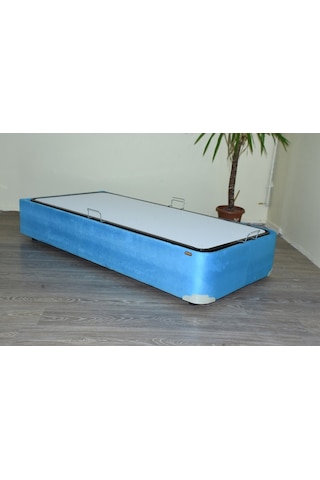 Bengimobilya Baza Taytüyü Turkuaz Model Silinir Kapitone Başlık Metal Transm