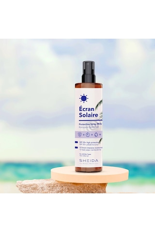 Sheida Ecran Solaire Güneş Koruyucu Süt SPF50+ 200 ML