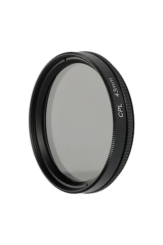 43mm Cpl Polarize Filtre Dairesel Polarizasyon, Yansıma Azaltıcı, Metal Çerçeve