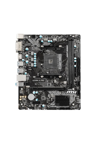 MSI A320M-A PRO AMD A320 3200 MHz (OC) DDR4 Soket AM4 mATX Anakart
