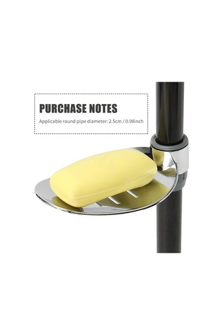 Tenfowee Banyo Duş Tüp Rakımı - Paslanmaz Çelik Ve Abs Malzeme, Su Tüpü Tutucu, Sabit Tutma, Hızlı Kurutma, 2.2cm Çap Uyumlu, Gümüş Rengi Gri