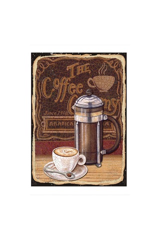 Bedeko Kahve Zamanı Art Mdf Tablo 50 Cm X 70 Cm
