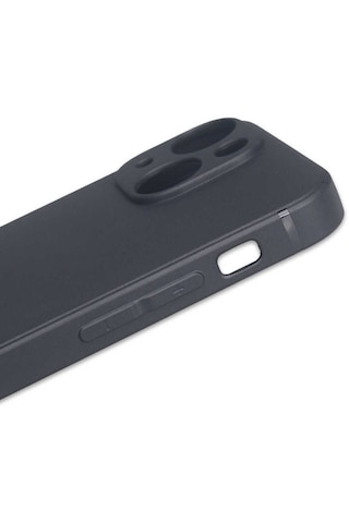 Apple Uyumlu iPhone 13 Mini Uyumlu Zore İmax Silikon-siyah Siyah -