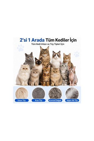 Kıtık Açıcı Tarak Kedi Köpek Tüy Topak Açıcı Paslanmaz Metal Dişli Kaymaz Saplı Evcil Hayvan Bakım Fırçası Uzun Kısa Tüylü