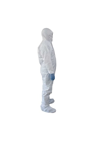 Vento Xl Guard Koruyucu Tulum Beyaz - Hafif - Non-woven Kumaş Boy: 179-187cm - Göğüs: 108-115cm 500