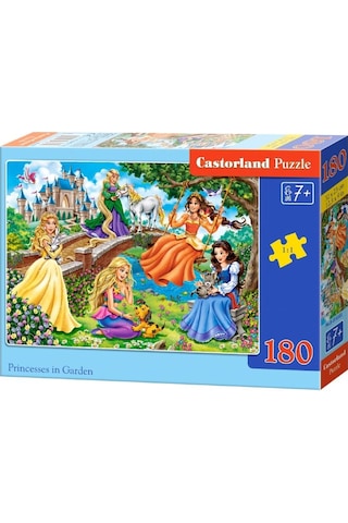 Castorland 180 Parça Prensesler Bahçe'de Çocuk Puzzle