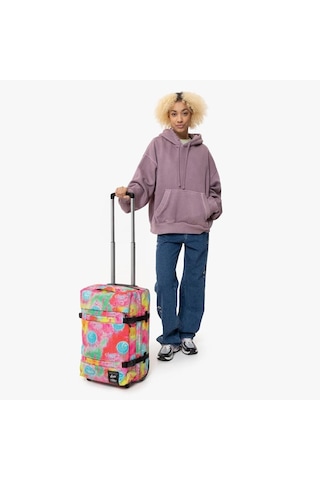 Eastpak Transit'r S Kabin Boy Çekçekli Tekerlekli Valiz 3o9 Çok Renkli