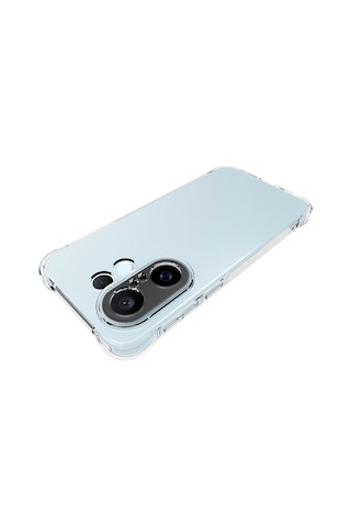 Vivo X200 Fe Kılıf Darbe Önleyici Anti Shock Özellikli Kamera Korumalı 2mm Silikon Erd Şeffaf