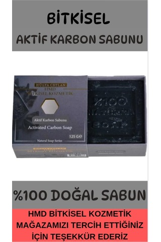﻿Hmd Bitkisel Kozmetik Aktif Karbon + Keçi Sütlü Sabun 2 x 125 G