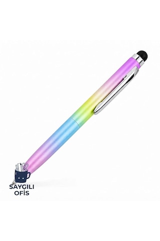 Saygılıofis Bp-1423d Dokunmatik Otomatik Metal Tükenmez Kalem 1 Adet Lacivert