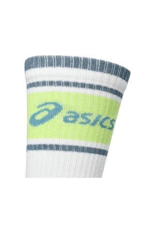 Asics 3 Pack Logo Crew Unisex Beyaz Koşu Çorap 3033c295-751