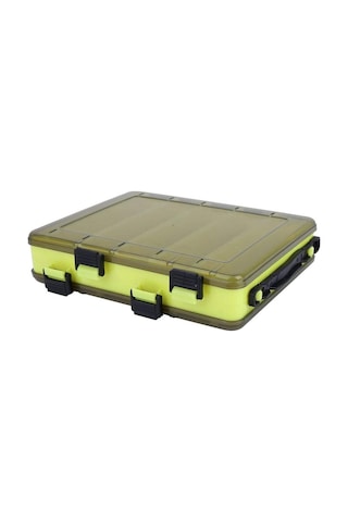 Captain 7218 Sahte Balık Kutusu 10 Gözlü 20x15x4.5cm - Yellow