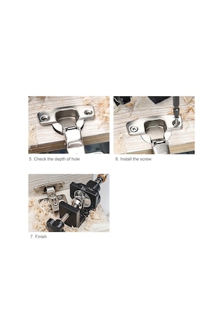 35mm Gizli Menteşe Sondaj Jig Delik Vidalı Kelepçe E17298