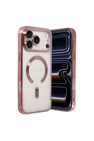 Apple Apple iPhone Uyumlu 17 Pro Kross Magneticsafe Kapak - Rose