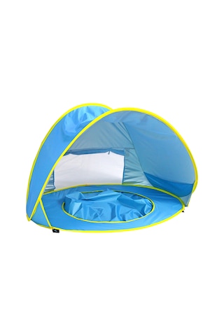Leezsing Çocuklar İçin Güneşten Koruyucu Poliester Havuz Çadırı - Taşıma Çantası Ve Kazıklarla Çok Renkli