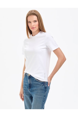 Pierre Cardin Kadın Beyaz Tişört Basic 50323570-vr013