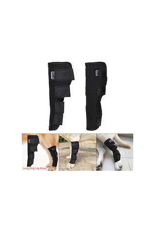 Homyl 2 Adet Pet Dirsek Dizlik Artrit Için Esnek Yara Siyah-s-m