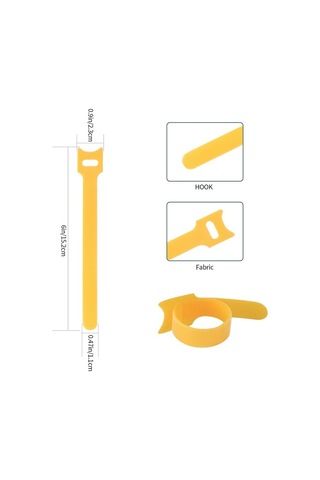 70 Adet Yeniden Kullanılabilir Kablo Bağı, Kablo Cırt Cırtlı, Ev İçin