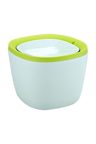 Homyl Plastik Mini Çöp Kovası Kül Kutusu Masaüstü Yeşil Yeşil