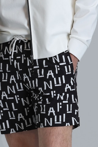 Lufian Erkek Font Deniz Şortu 111220092 Siyah