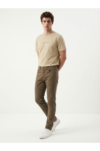 Regular Fit Erkek Pantolon Vizon