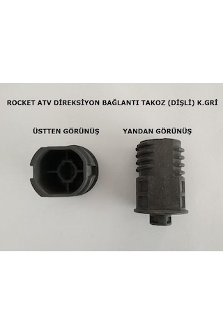 Pilsan Akülü Araba Direksiyon Takozu Gövdesi Göbek Rocket Atv