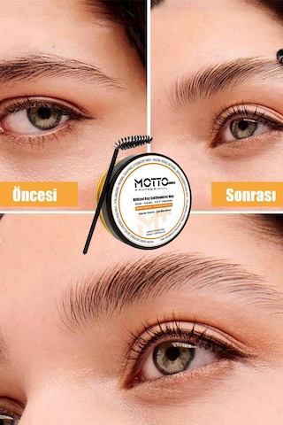 Motto Plus Professional Lifting Etkili Hacim Verici Ve Sabitleyici Kaş Waxı 50 ML
