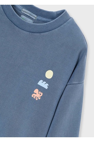 Mayoral Boston Erkek Çocuk Sweatshirt Mavi