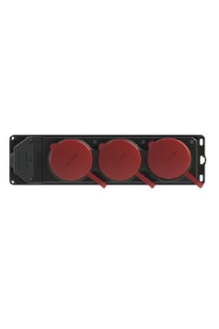 Ne-ad 4012 Kauçuk 3x25 A 3'lü Grup Priz 6 Adet