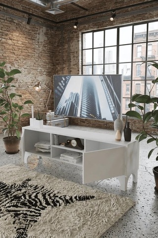 Romeo Tv Sehpası - Beyaz