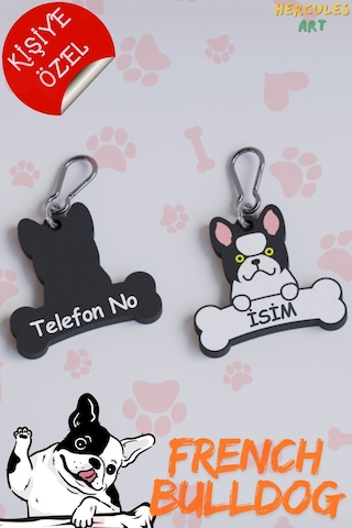 Majo İsimlik French Bulldog 33mx35mm