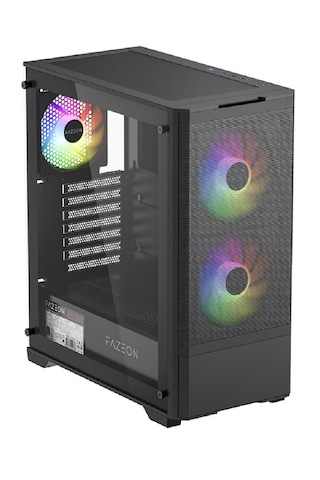 Fazeon F16 650w 80plus Bronze Mesh 2x140mm&1x120mm Argb Fanlı Atx Siyah Bilgisayar Kasası