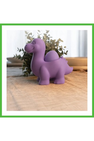 Vaveni 3d Baskı Dinozor Yumurtalık - Sevimli Eggosaurus Yumurta Tutucu-mor Arz