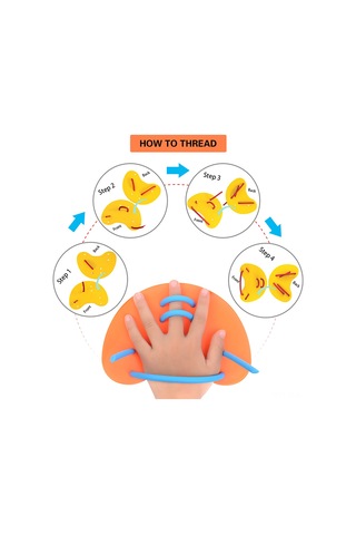 Xindoker 3d Ergonomik Tasarım El Paspası, Pp+silikon Malzeme, Tüm Yaş Grupları İçin, Doğal Yüzme Deneyimi Sağlar - Siyah 1 Çift Siyah