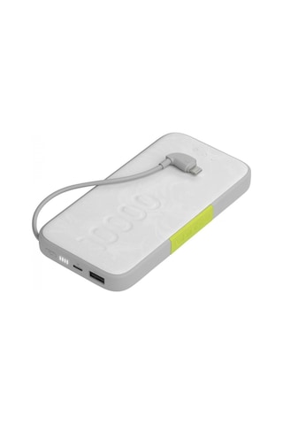 Infinity Lab Instantgo 10.000 Mah Lightning Kablolu Beyaz Powerbank Beyaz