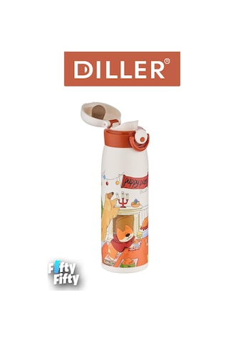 Dıller 500 Ml Rahat İçim Paslanmaz Çelik Termos Kilitli Kapak Çelik Süzgeçli -ffdıllerd9214 Çok Renkli