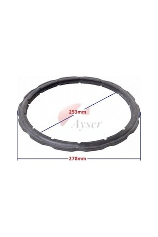 Tefal Clipso Kapak Lastiği 8-10 L 253Mm 792237 Siyah