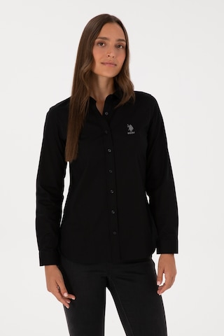 U.s. Polo Assn. Kadın Siyah Gömlek Basic 50307989-vr046 Siyah