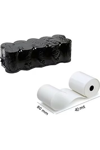 Şeylişeyler - 80 40 Mm Termal Adisyon Rulosu 1 Paket 10 Rulo