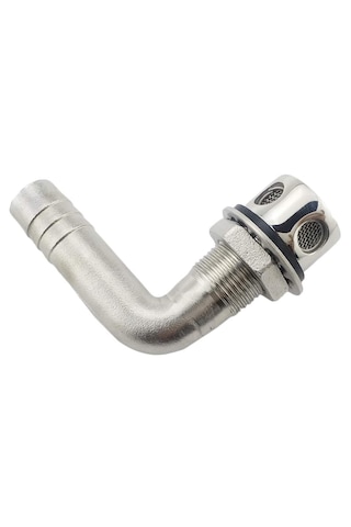 Paslanmaz Hava Firarı. 1/2". Dirsekli.tekne Depo Havalandırması