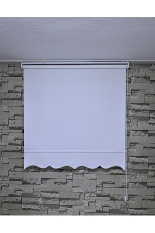 Beyaz Renk Mat Stor Perde Alüminyum Kasa Tüm Ölçülerde