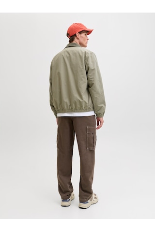 Jack & Jones Baxter Contrast Collar Erkek Yeşil Ceket 12289181-vtr