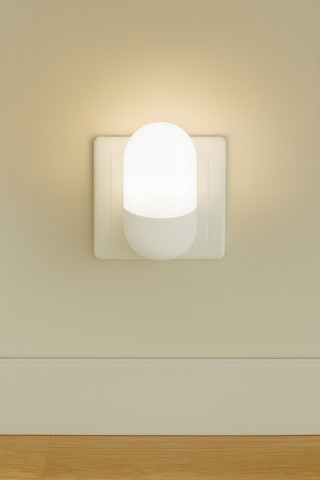 Gece Lambası Iki Renkli Günışığı Ve Beyaz Renk 1 Watt Led Beyaz