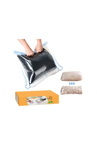 12 Seyahat Toplama Çantası 5 Büyük/5 Orta/2 Küçük Vakumlu Mühür Torbaları Giysiler, Yatak, Battaniye, Yorgan