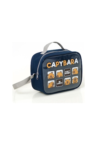Capybara Orijinal Lisanslı Beslenme Çantası Su Geçirmez Ve Isı Lacivert