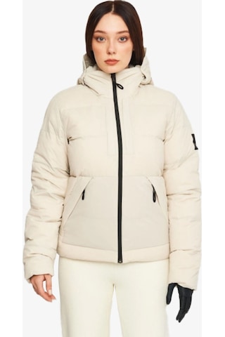 Jack Wolfskin Wandermood Down Kadın Bej Mont 1207321-6260 Gri