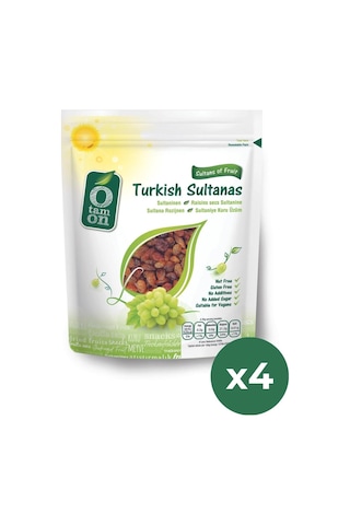 Otamon Sultaniye Kuru Üzüm 4 x 200 G