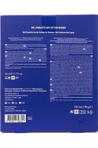 Rebul Charlotte Kadın Parfüm EDP 50 ML + Charlotte Kadın Sprey Deodorant 150 ML