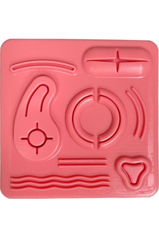 Suntek Cilt Dikiş Uygulaması Silikon Ped Yara Simüle Cerrahi